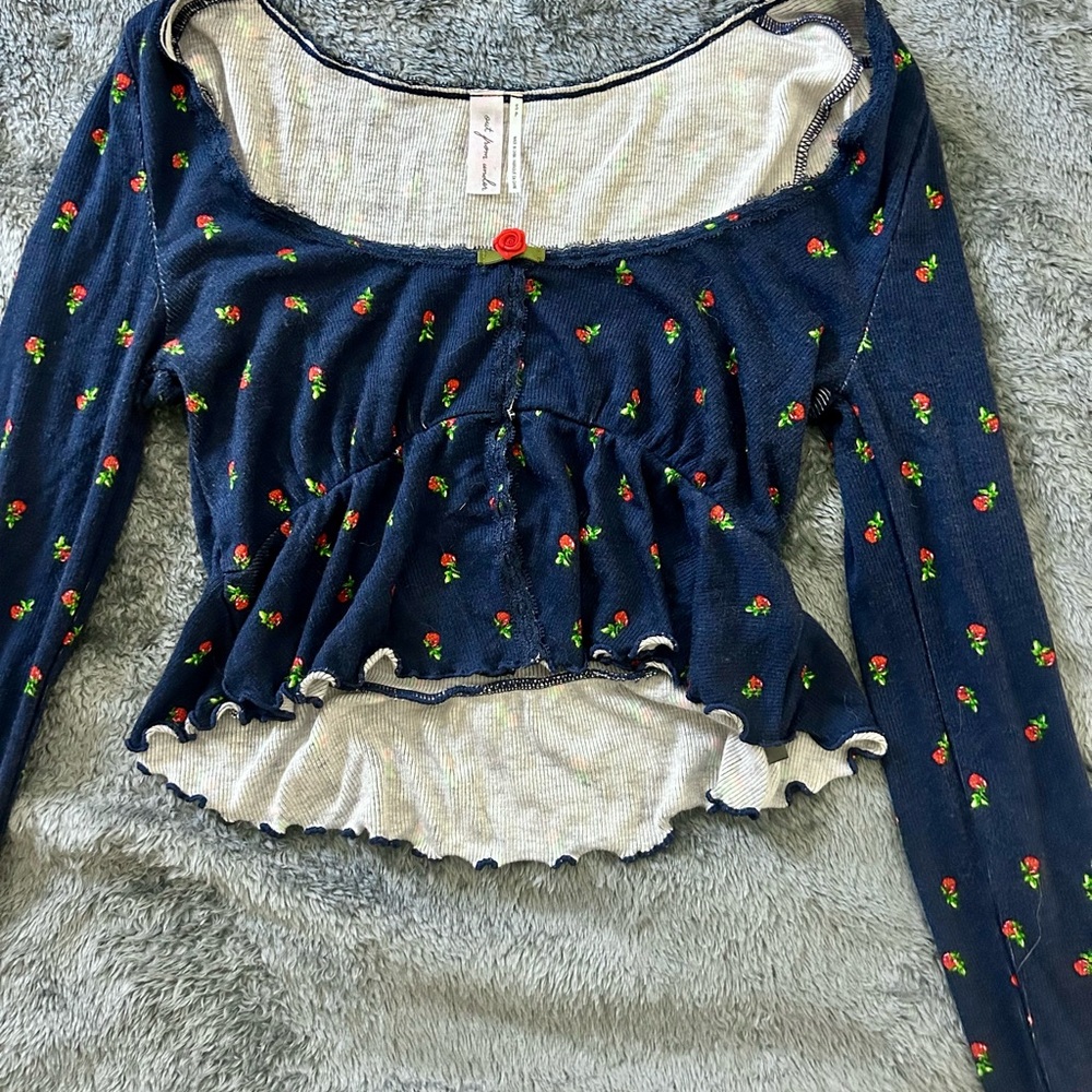 out from under strawberry sleep shirt